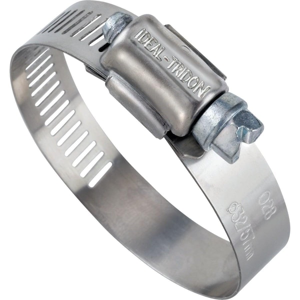 Ideal Tridon Ideal 2 In. - 3 In. 57 Stainless Steel Hose Clamp with Zinc-Plated Carbon Steel Screw 5740053 - main